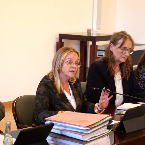 Sabine Preiser-Marian während ihrer Rede im Stadtrat.