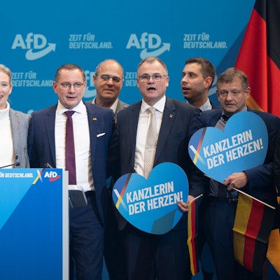 Auch die Reden, die beim Bundesparteitag der AfD in Riesa im vergangenen Januar gehalten wurden, flossen in die Neubewertung durch den Verfassungsschutz ein. (Archivfoto)