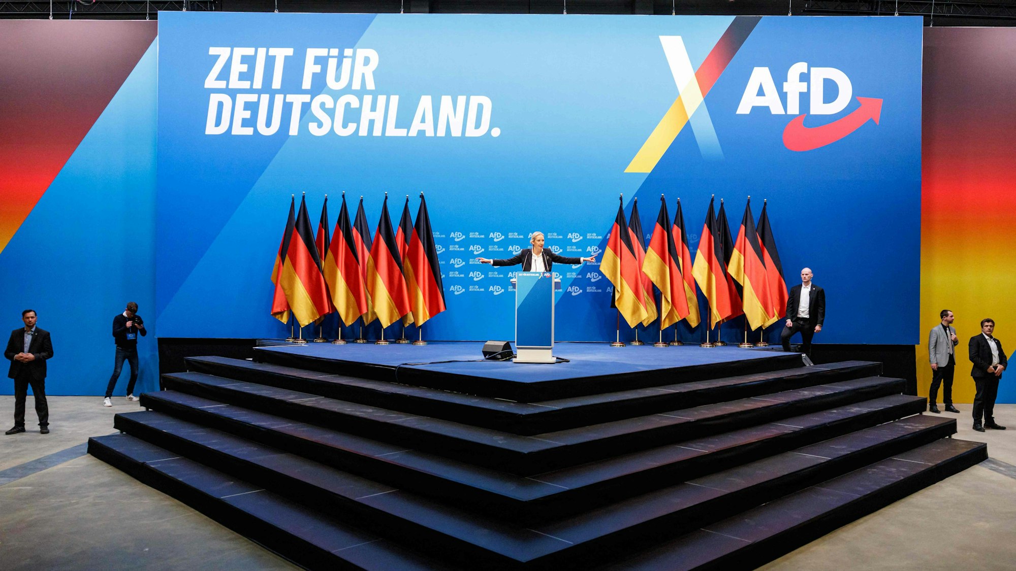 AfD-Kongress in Riesa im Januar 2024