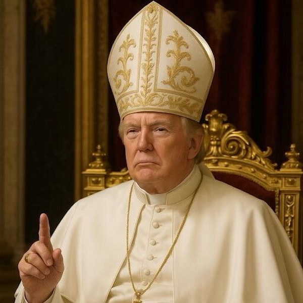 Donald Trump als Papst (KI-generiert)