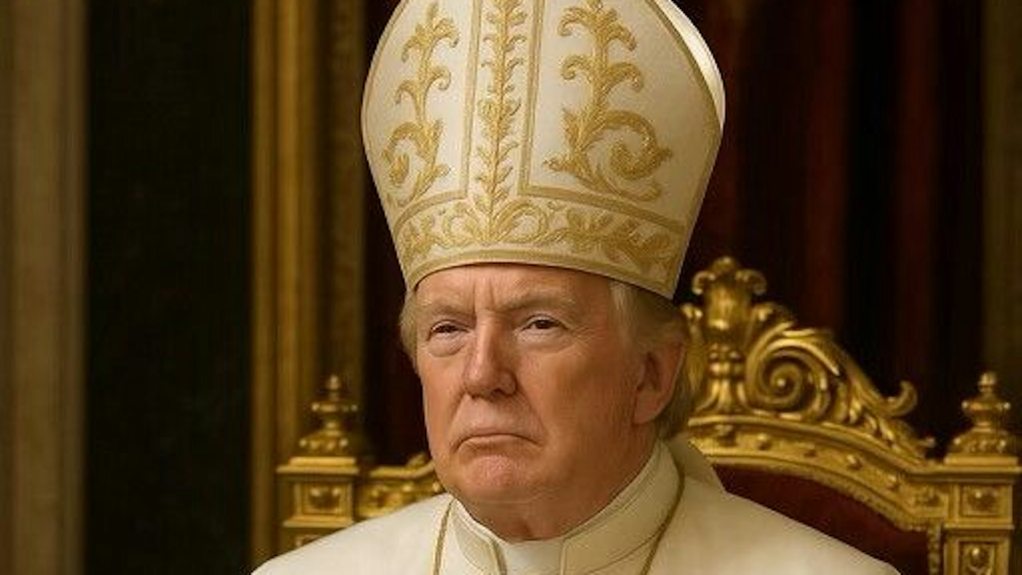 Donald Trump als Papst (KI-generiert)