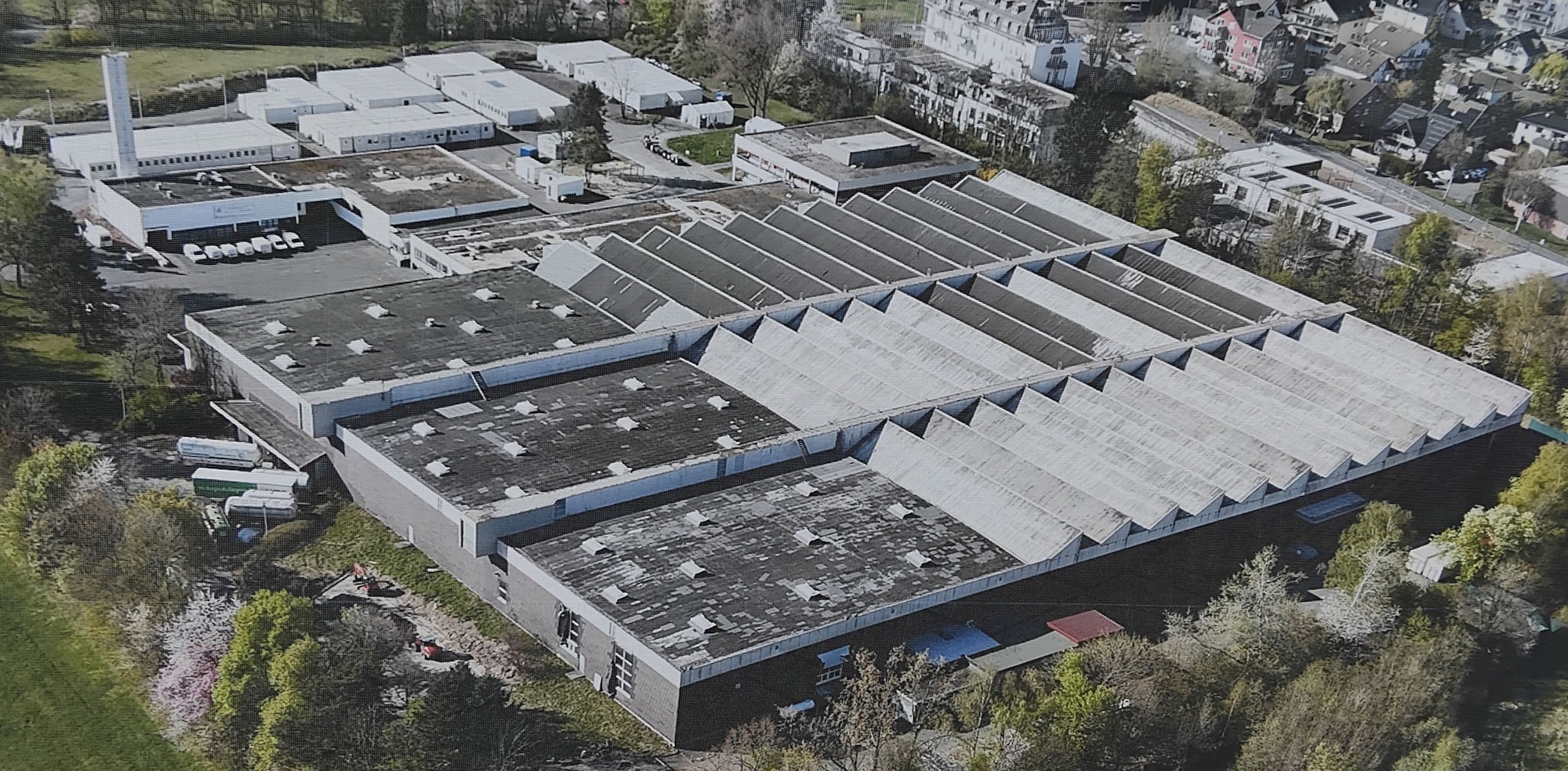 Luftaufnahme vom alten Thurn-Gelände in Neunkirchen-Seelscheid