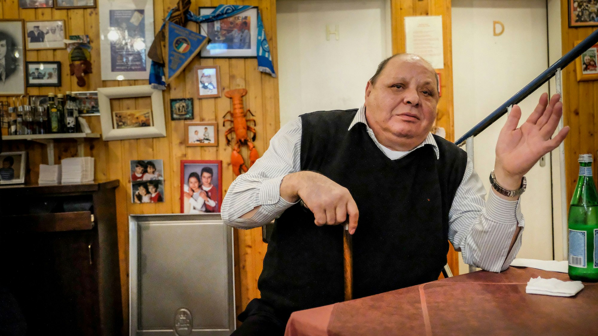 Michelangelo Petrarca hielt Hof im Restaurant „San Remo“.