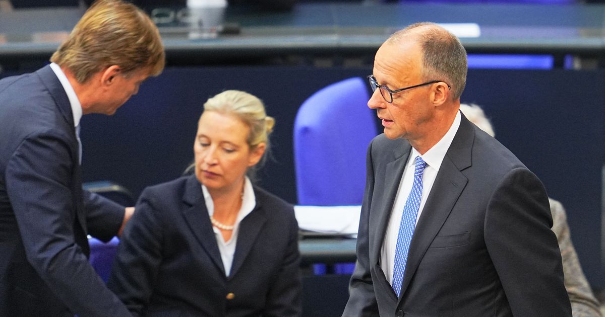 Now live: Merz vs. Weidel - | General debate after AfD election debacle