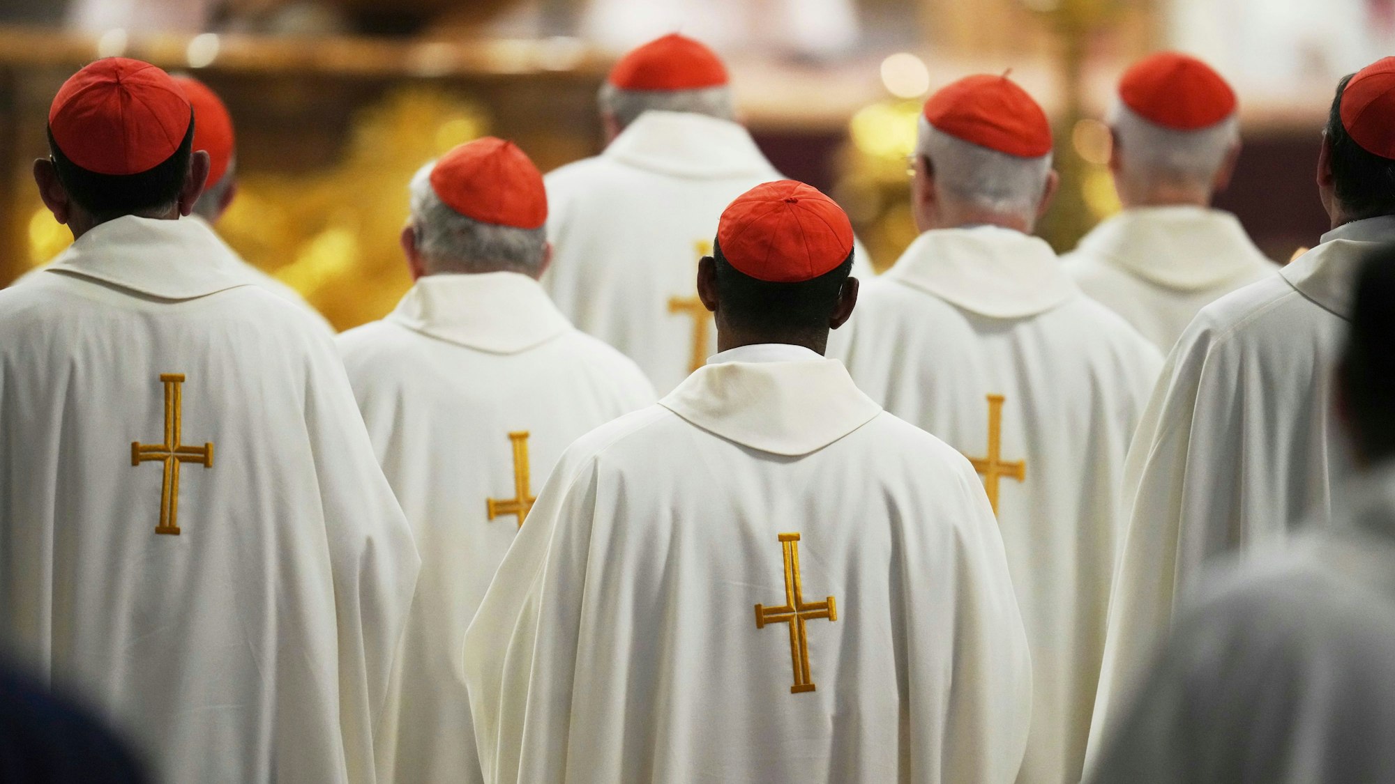 Kardinäle nehmen an einer Messe im Vatikan teil. (Symbolbild)