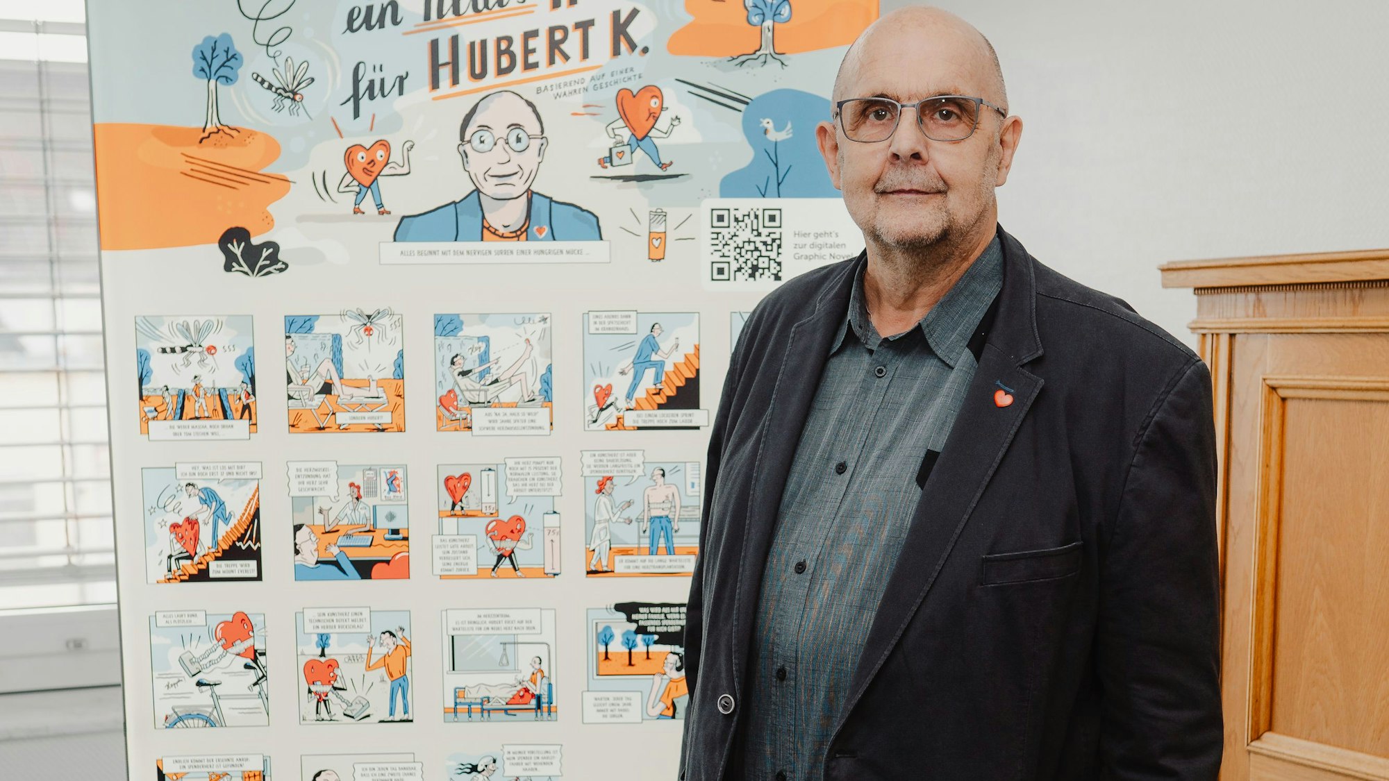 Vor 15 Jahren rettete eine Organspende Hubert Kicker das Leben. Seitdem klärt er über das Thema auf.