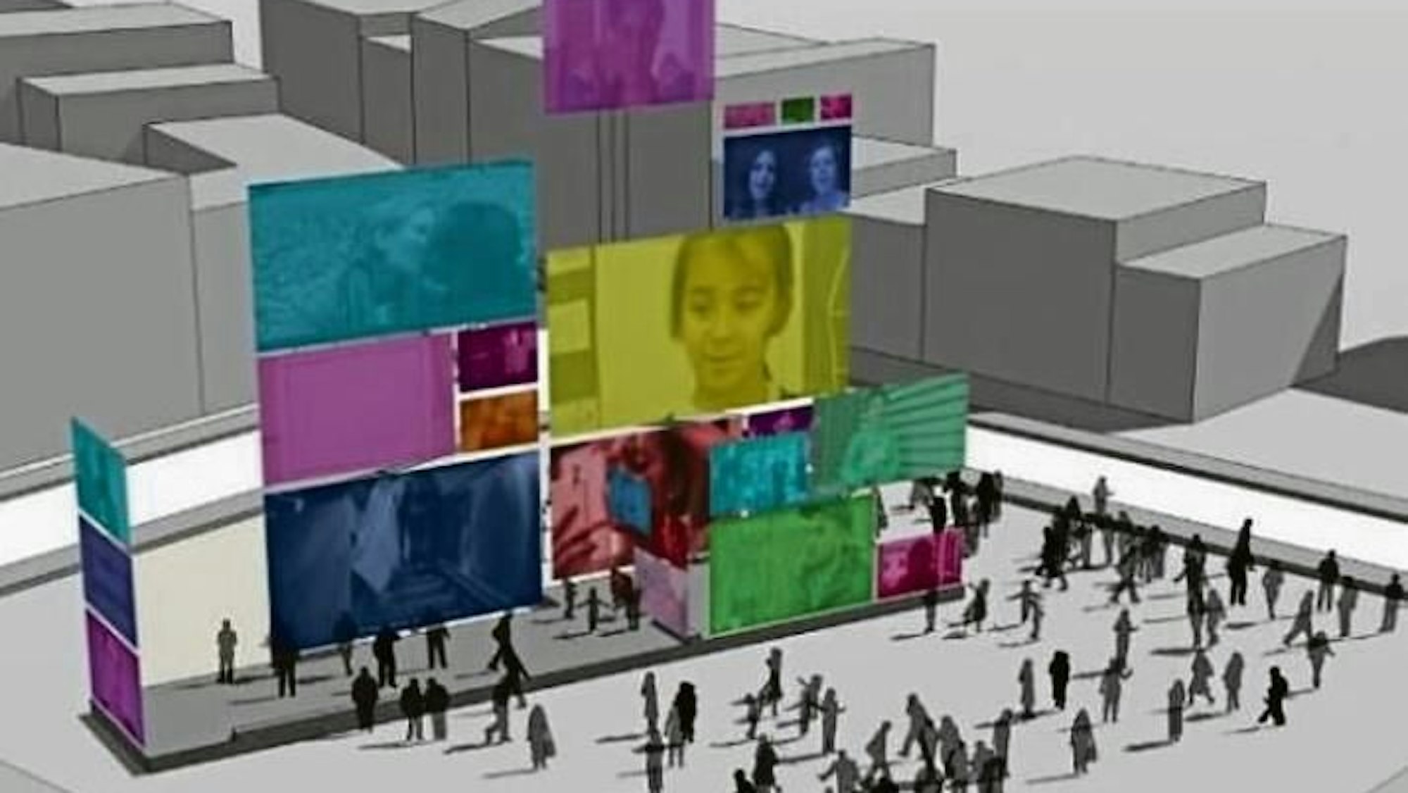 Entwurf des Künstlers Ulf Aminde für das NSU-Mahnmal in Köln-Mülheim.