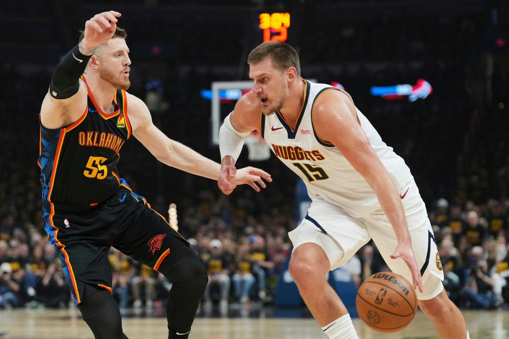 Isaiah Hartenstein und die Oklahoma City Thunder hatten die Nuggets um Nikola Jokic komplett unter Kontrolle.