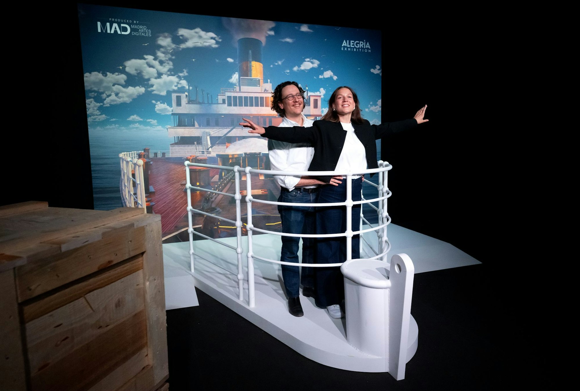 Einmal wie Jack und Rose am Bug der «Titanic» stehen - auch das ermöglicht die Ausstellung.