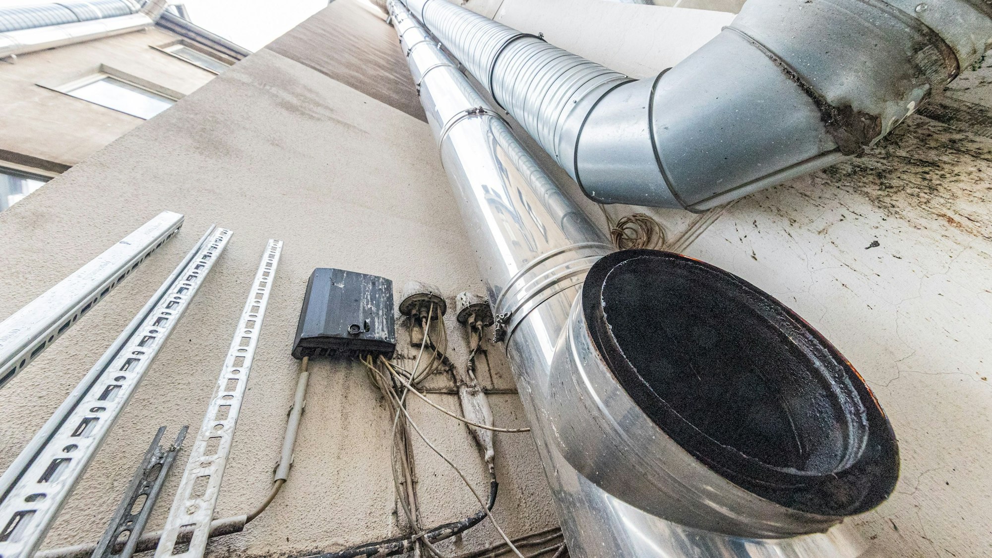 Ausgequalmt: Die in die Jahre gekommenen Anlagen auf der Weidengasse.