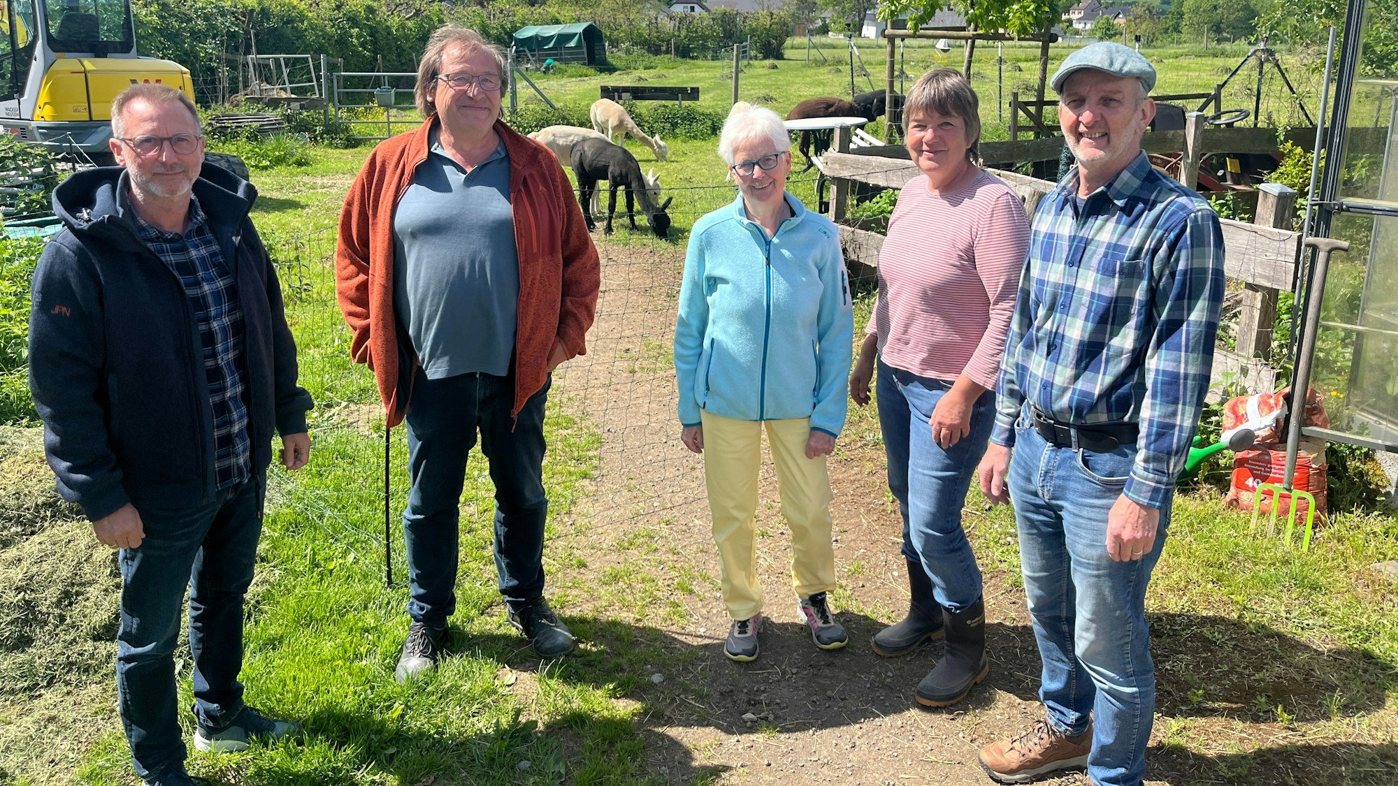 Ralph Nack, Uwe Schäfer, Helga Bergerhausen, Annette Küpper und Christoph Antz sorgen sich um die Sicherheit von Tieren und Kindern.