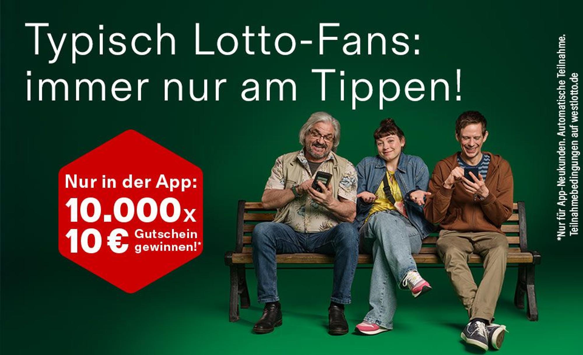 Tippen mit der WestLotto App.
