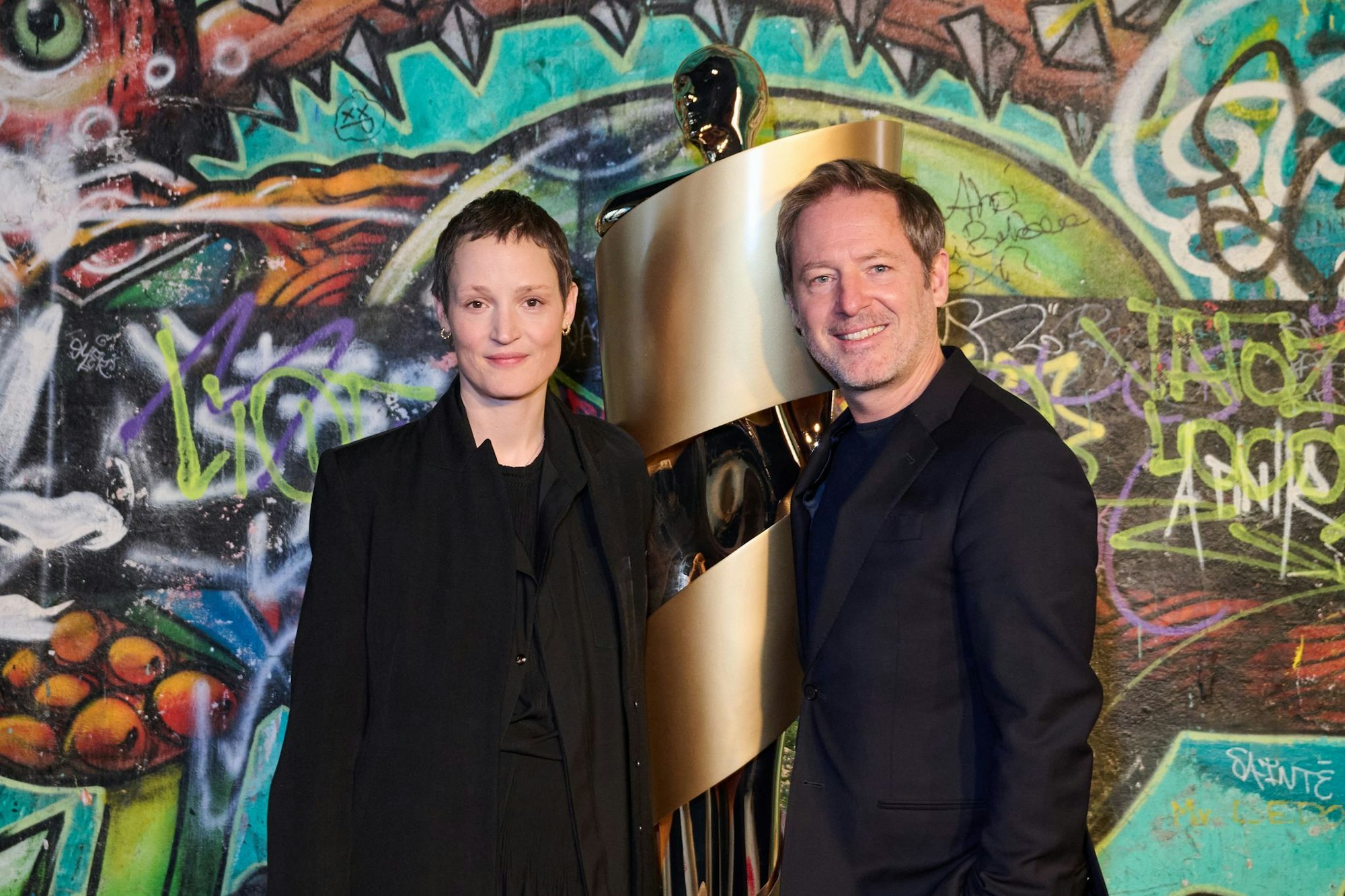 Das neue Präsidenten-Duo der Deutschen Filmakademie, Vicky Krieps und Florian Gallenberger. (Archivbild)