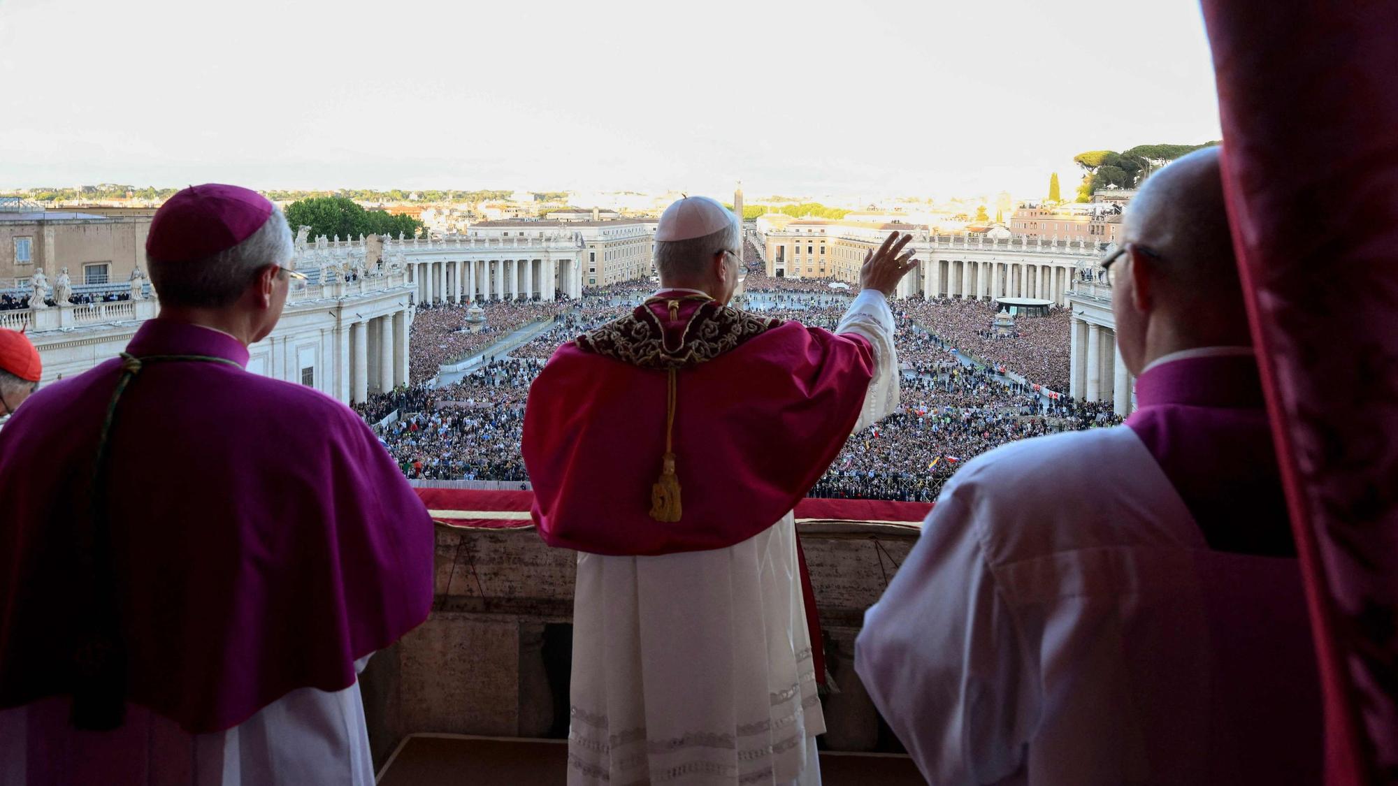 Der neue Papst: Die Wahl der Kardinäle fiel auf den Amerikaner Robert Prevost. Er wird Papst Leo XIV. heißen. Foto: Alberto Pizzoli/AFP