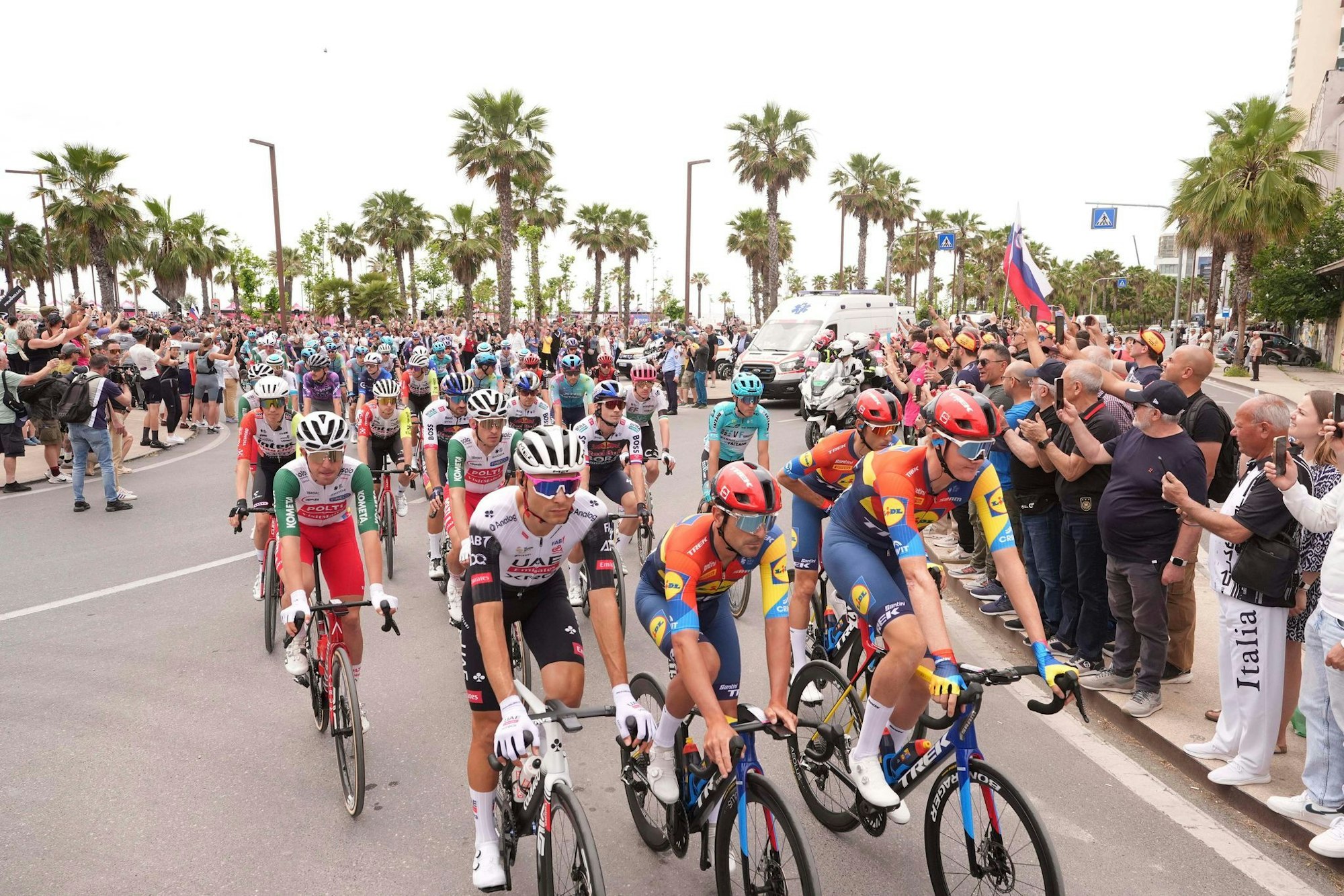 Die Auftaktetappe beim Giro d'Italia.