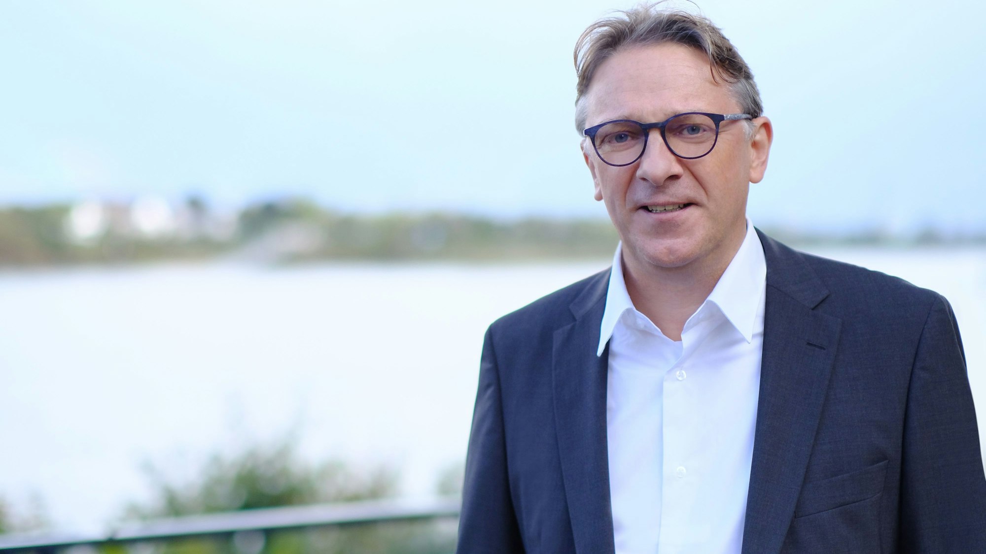 27.10.2022 Porträt von Elmar Gillet, Bürgermesiterkandidat der Grünen für Wesseling.