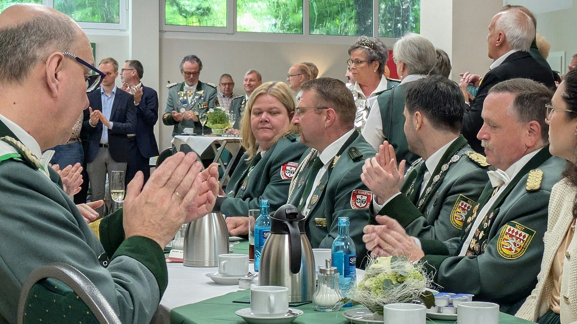 Auch befreundete Vereine und Bruderschaften waren dabei.