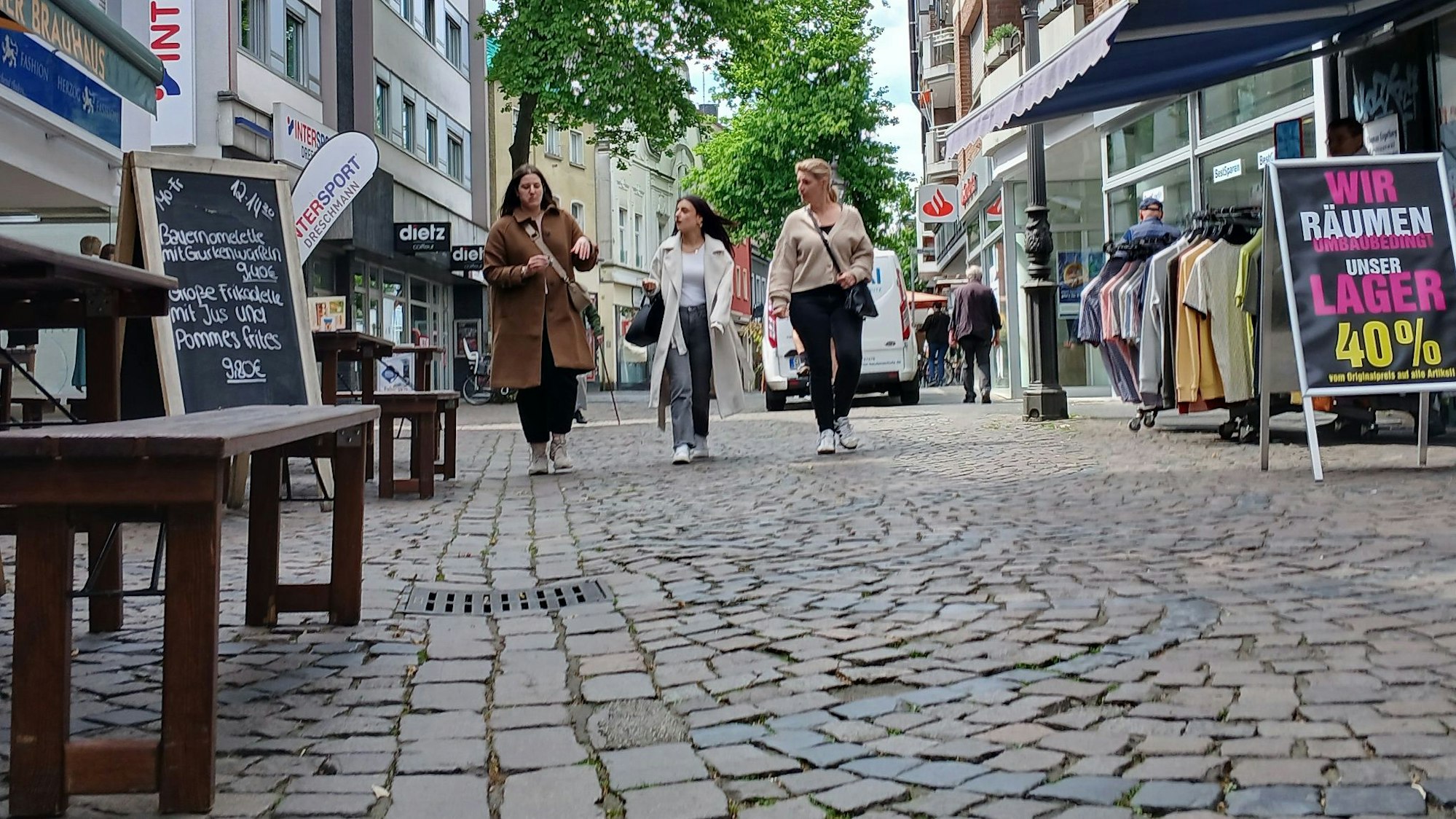 Geschäftsleute fürchten Umsatzeinbußen durch die bevorstehende Sanierung der Holzgasse