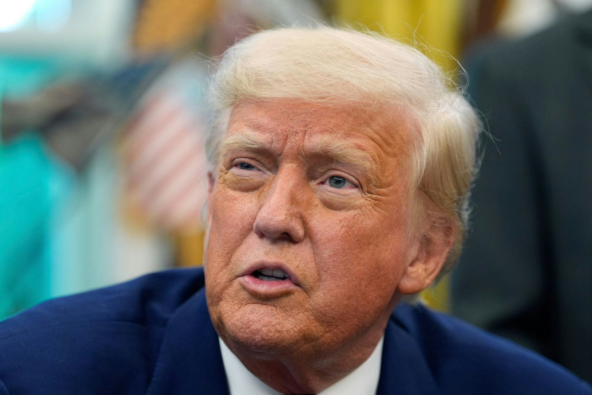 Die Beziehung zu China sei «sehr, sehr gut» - sagt US-Präsident Donald Trump. (Archivbild)