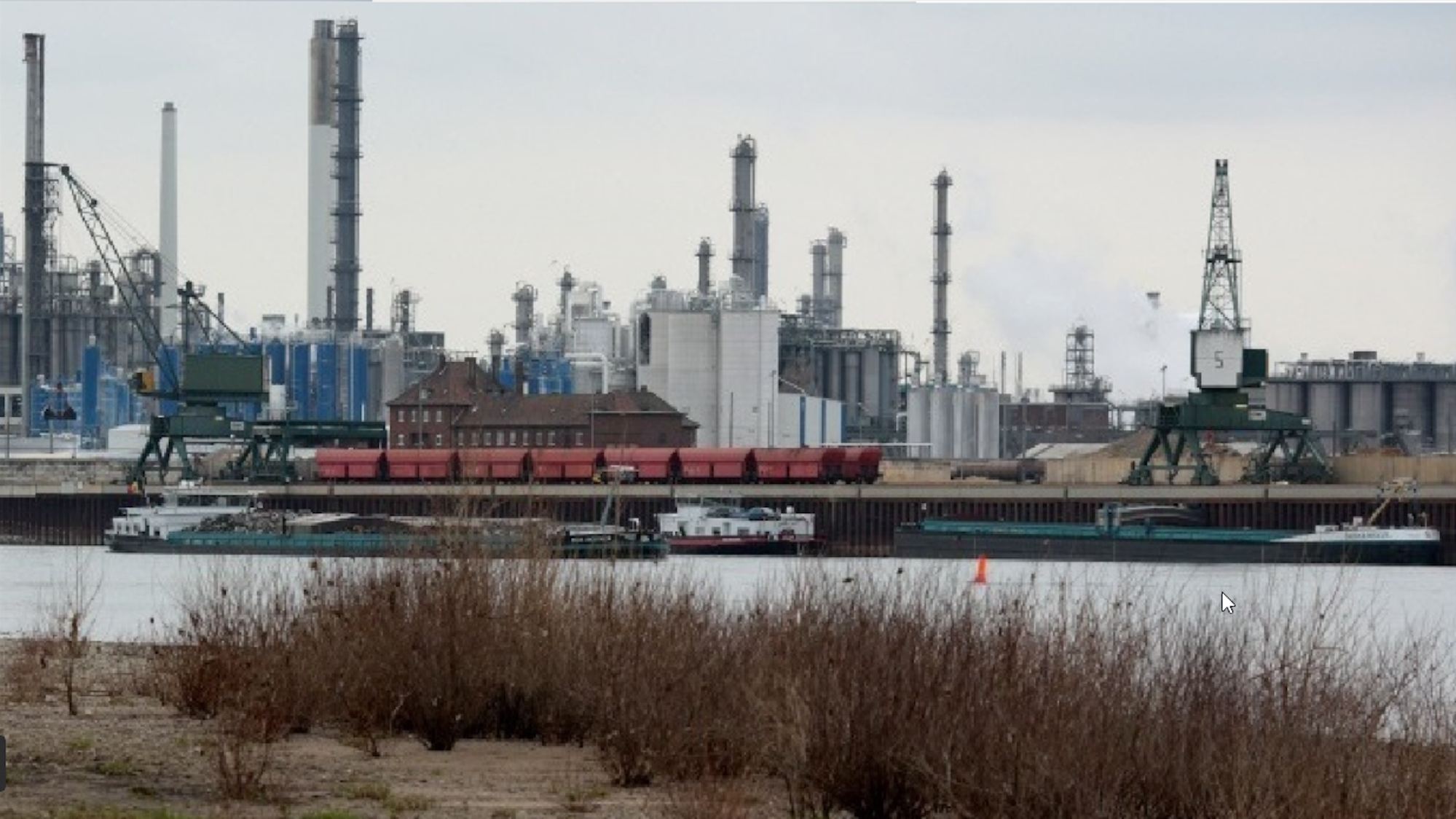 Im Norden Niederkassels, bei Köln-Godorf soll eine neue Rheinbrücke für die Stadtbahnen der Linie 17 entstehen.