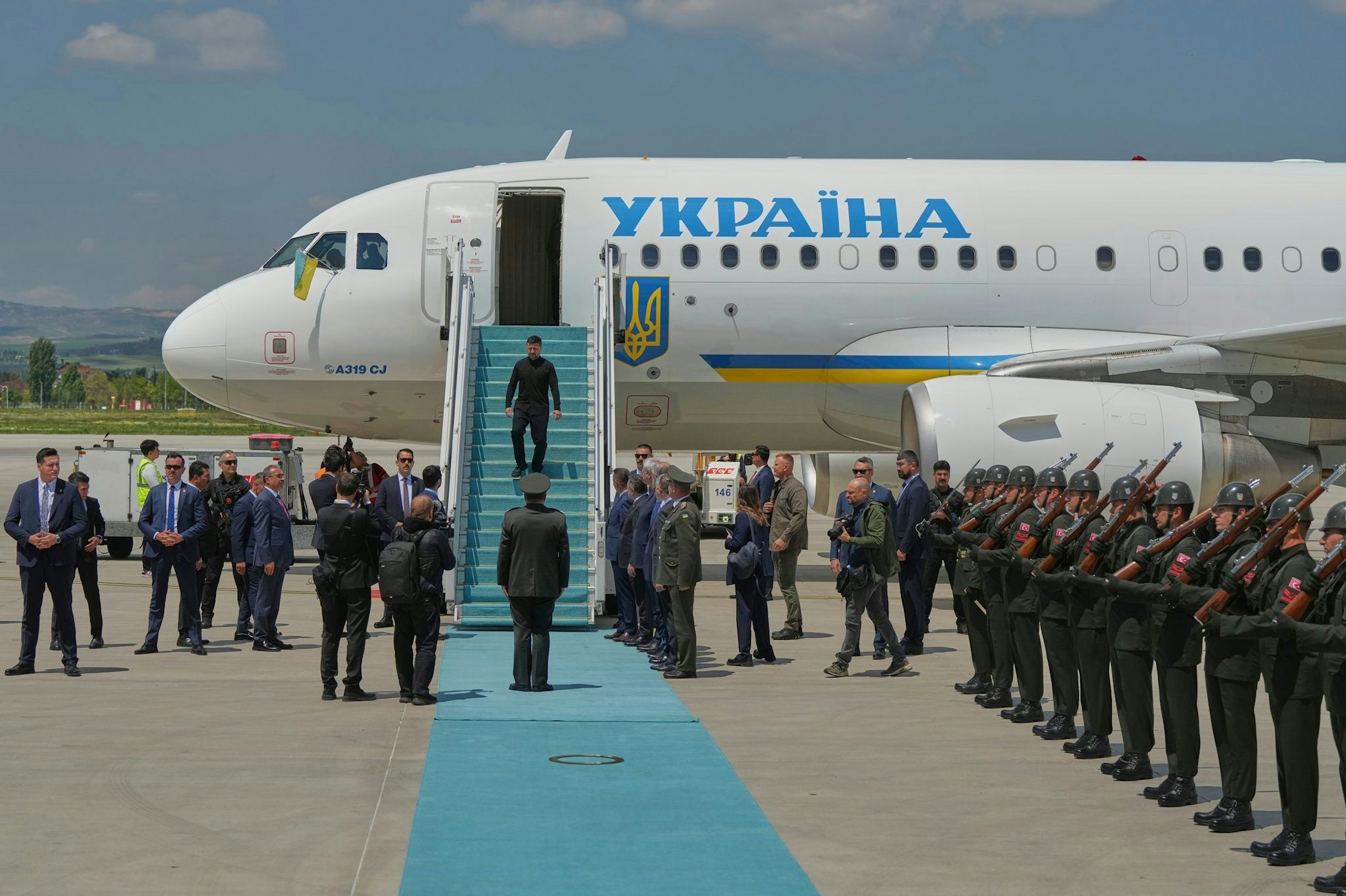 Ukrainischer Präsident Selenskyj: «Das Niveau der russischen Delegation ist ein regelrechtes Täuschungsmanöver.»