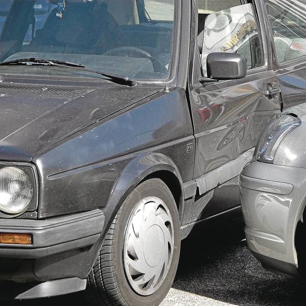 PKW nach einem Unfall