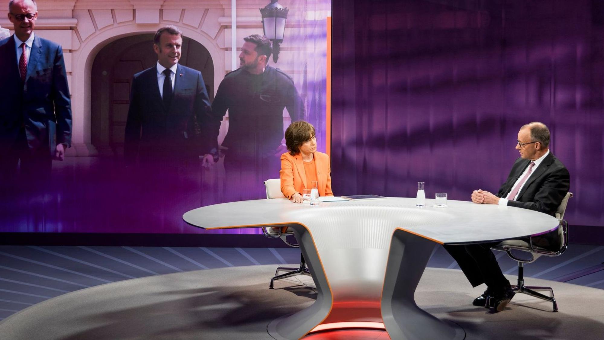 Friedrich Merz war am Donnerstagabend bei Maybrit Illner zu Gast.