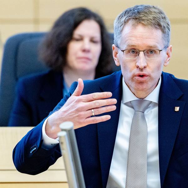 „Es ist meine feste Überzeugung, dass ein Staat sich selbst schützen muss“, sagt Daniel Günther zu seiner Forderung nach einem AfD-Verbotsverfahren. dpa