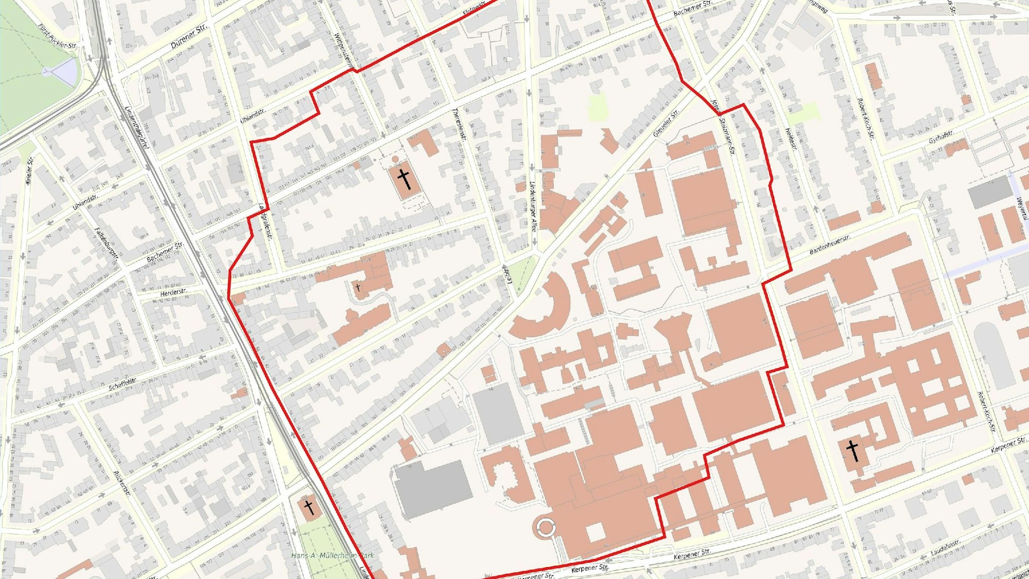 Auf dem Leiblplatz in Lindenthal wurde eine Weltkriegsbombe gefunden. Sie soll am kommenden Dienstag entschärft werden.