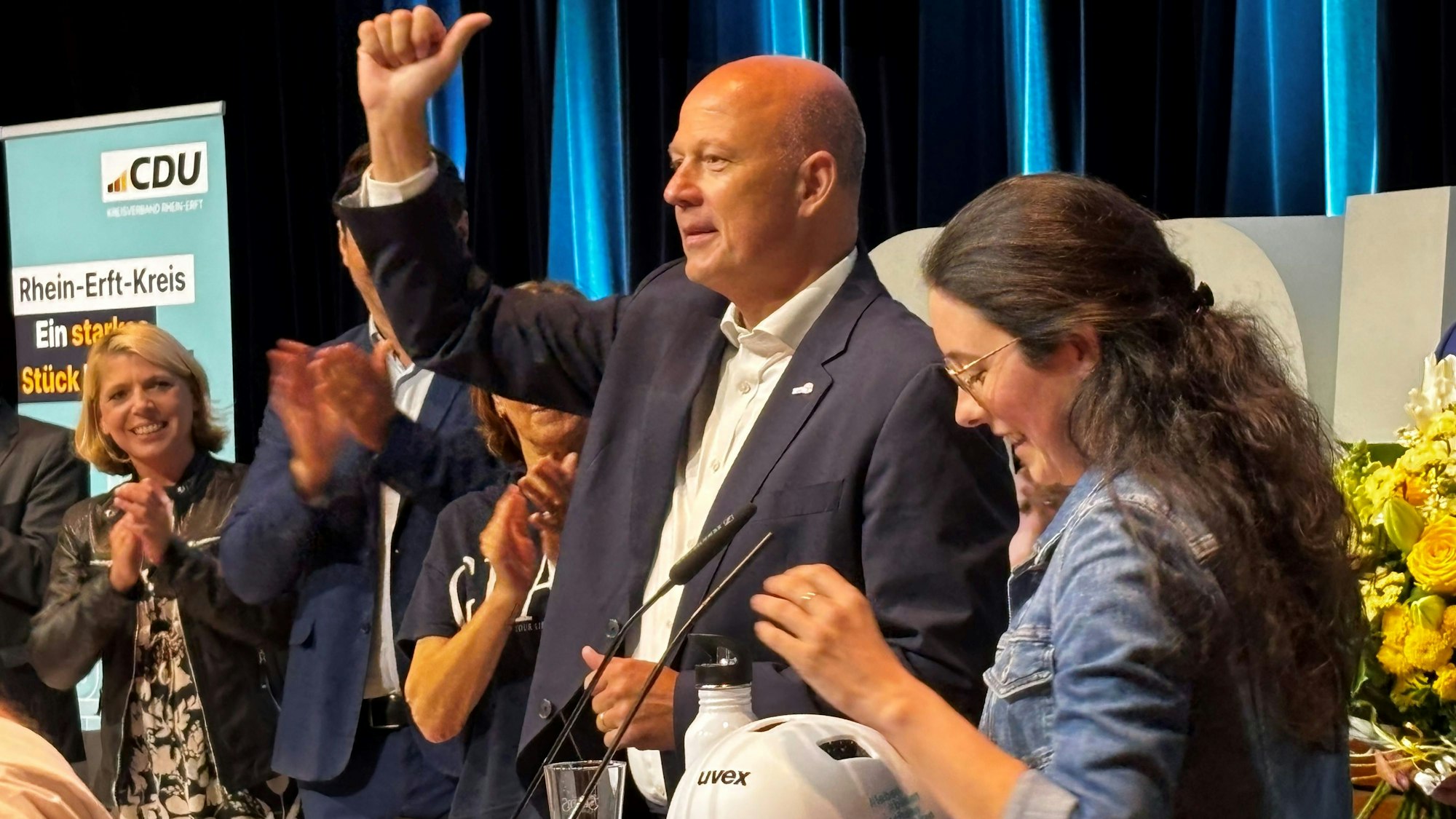 Frank Rock ist zum Landratskandidaten der CDU Rhein-Erft für die Kommunalwahl gewählt worden.