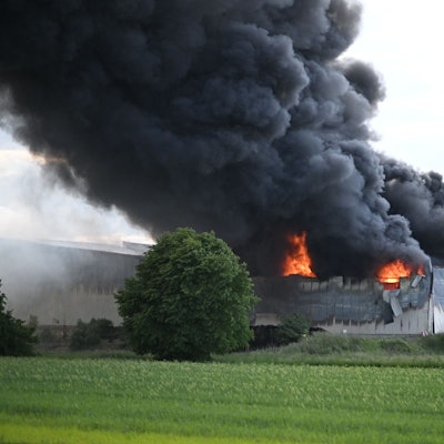 Das Bild zeigt das Feuer.