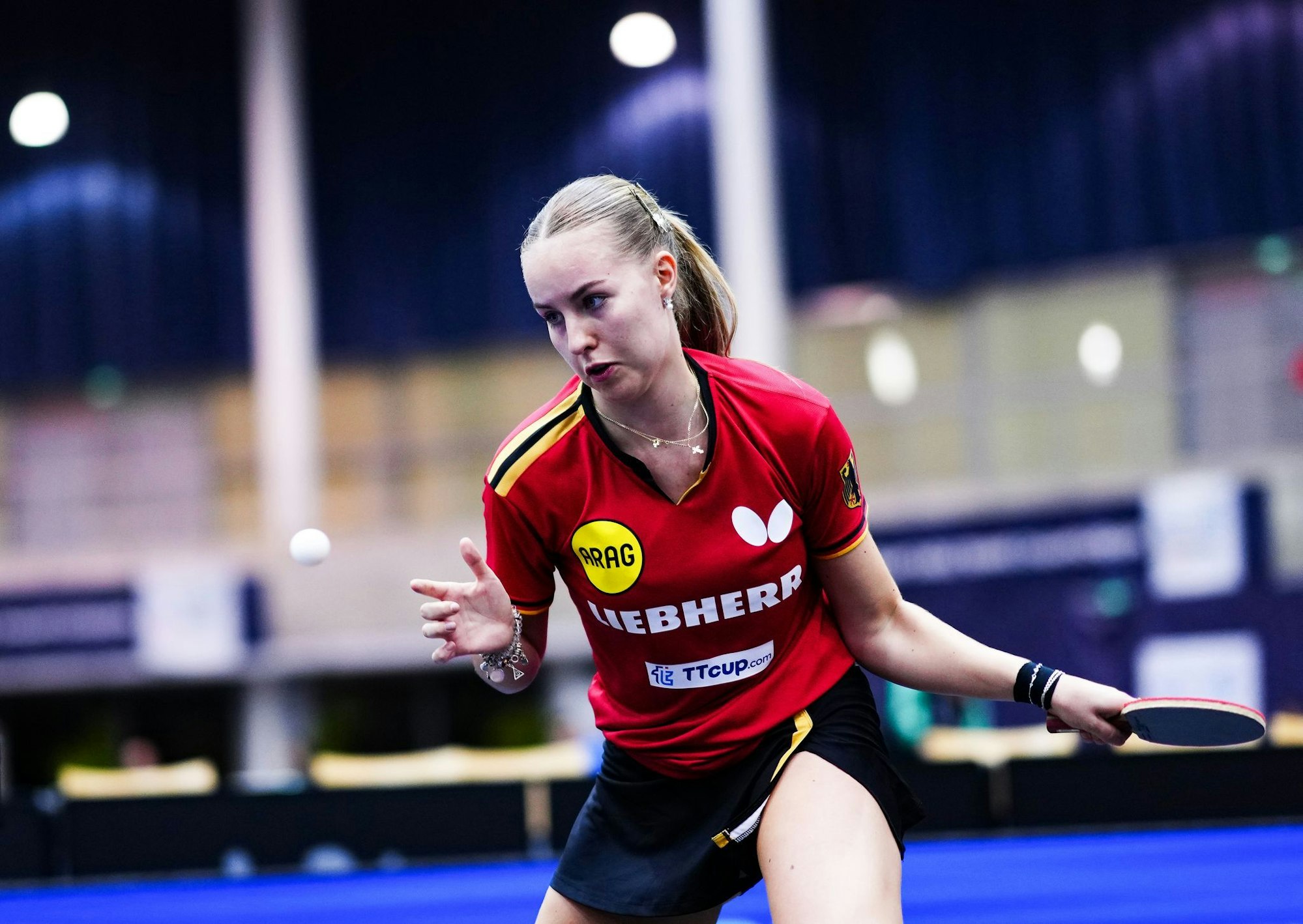 Erfolgreicher WM-Start: Tischtennis-Hoffnung Annett Kaufmann.