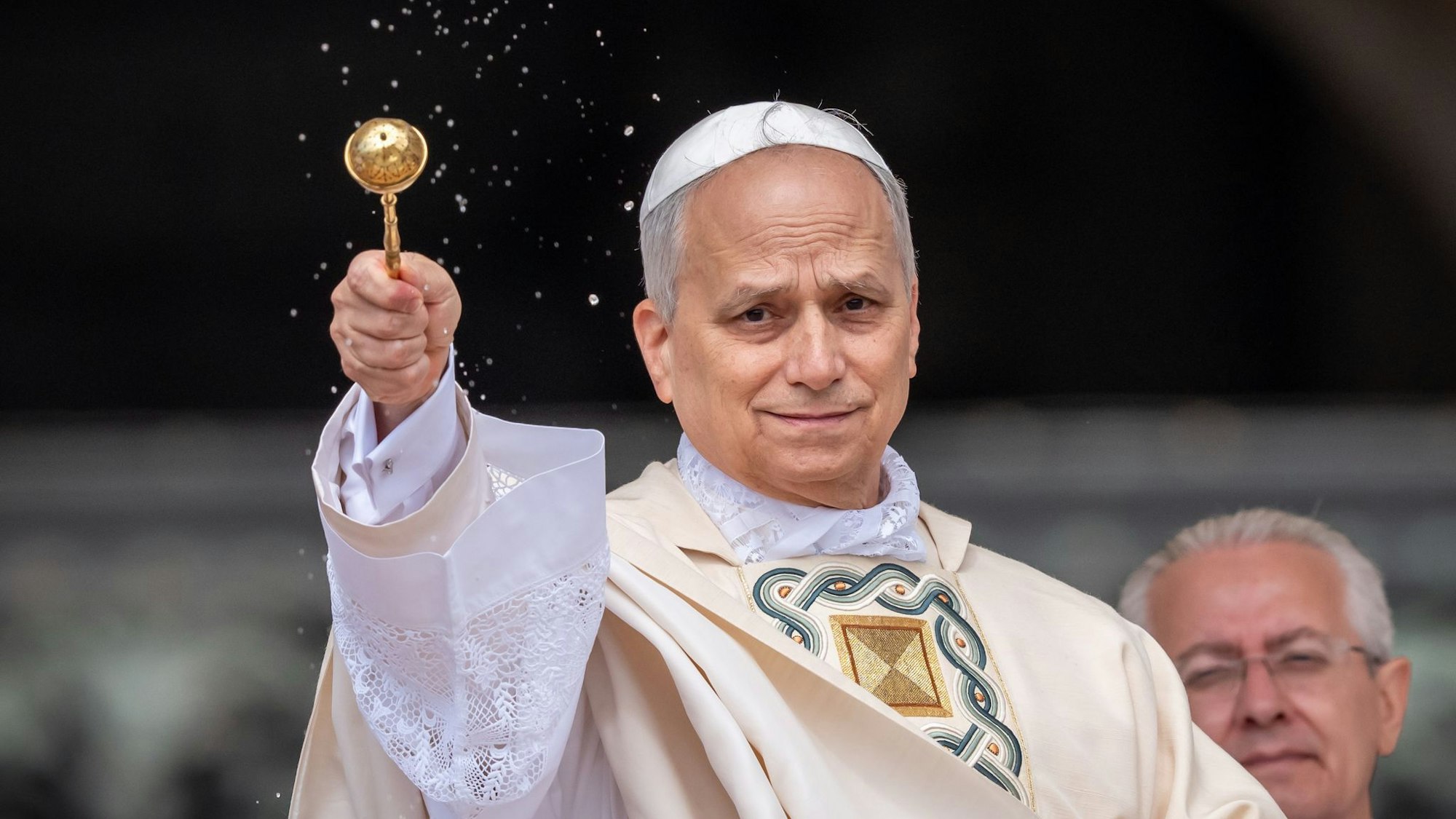 Segen für die Menschen: Papst Leo.