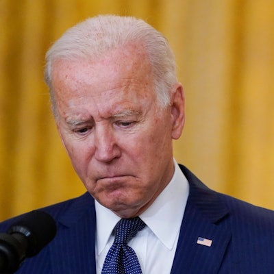 Das Bild zeigt den ehemaligen US-Präsidenten Joe Biden.
