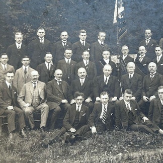 Ein historisches Gruppenbild.