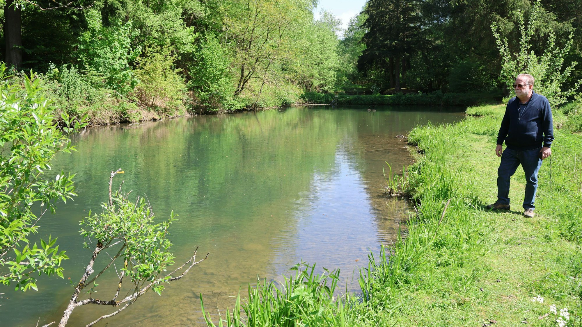 Christoph Buchen an den Ellinger Teichen.