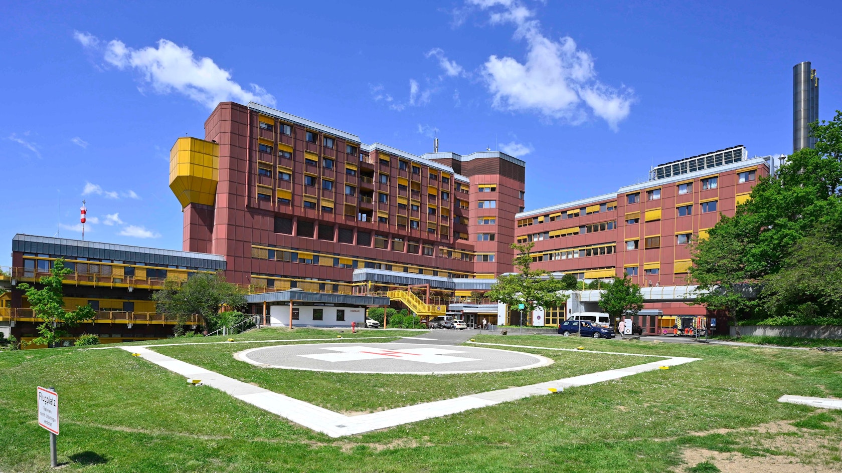 Blick auf das Kreiskrankenhaus in Gummersbach.