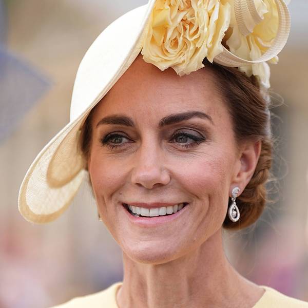 Die Prinzessin von Wales bei einer Gartenparty im Buckingham Palace.