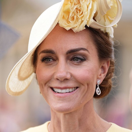 Die Prinzessin von Wales bei einer Gartenparty im Buckingham Palace.