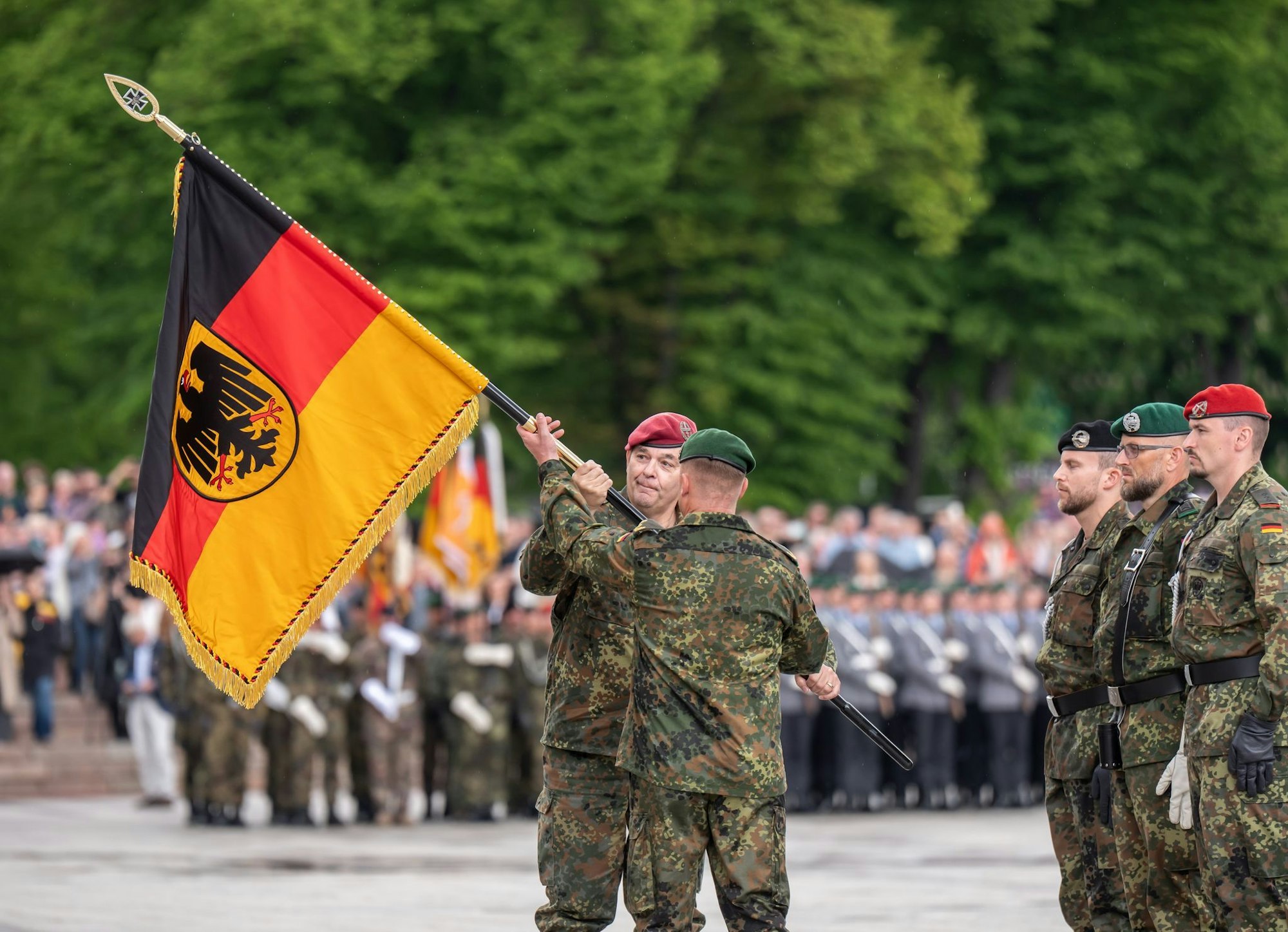 Die Panzerbrigade 45 der Bundeswehr ist dauerhaft in Litauen stationiert und soll die Ostflanke der NATO unterstützen.