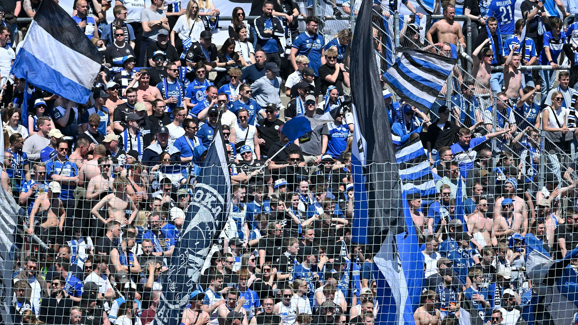 Außer Rand und Band: Die Fans von Arminia Bielefeld hatten zuletzt ausgesprochen viel Grund zum Jubeln.