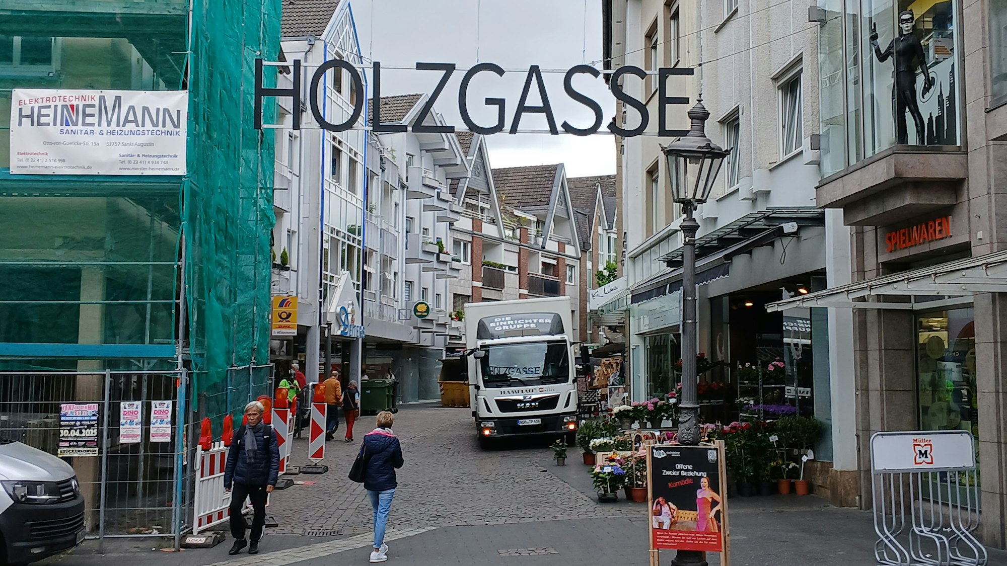 Die Holzgasse in Siegburg wird ab 2027 saniert, die Planung läuft