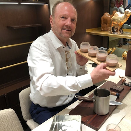 Martin van Almsick hat die Araber auf den Geschmack von Schokolade gebracht.