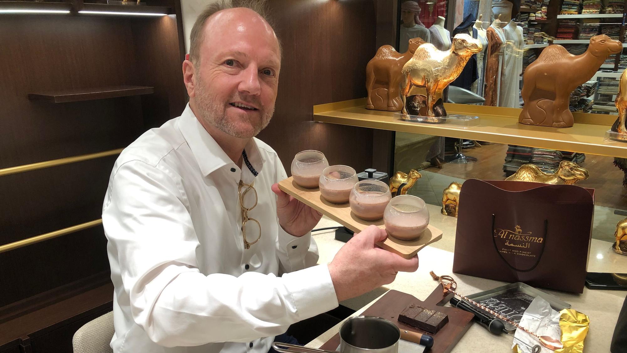 Martin van Almsick hat die Araber auf den Geschmack von Schokolade gebracht.