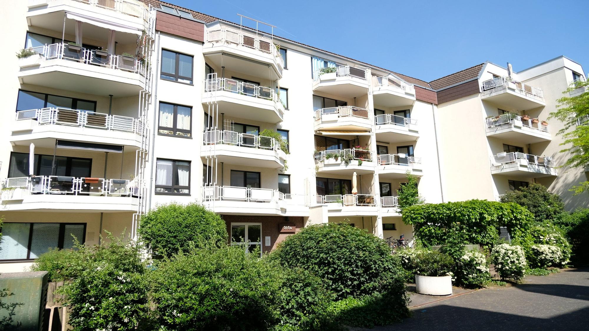 Die Wohnanlage zwischen Berrenrather und Wichterichstraße.