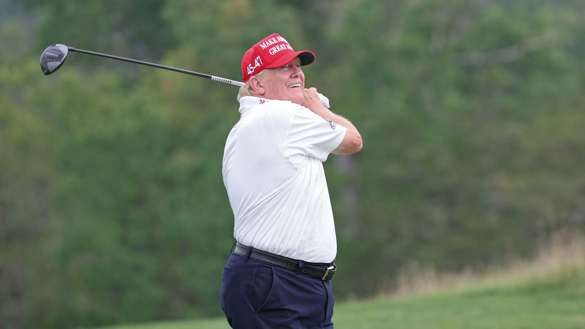 Donald Trump spielt gerne Golf (Archivbild)