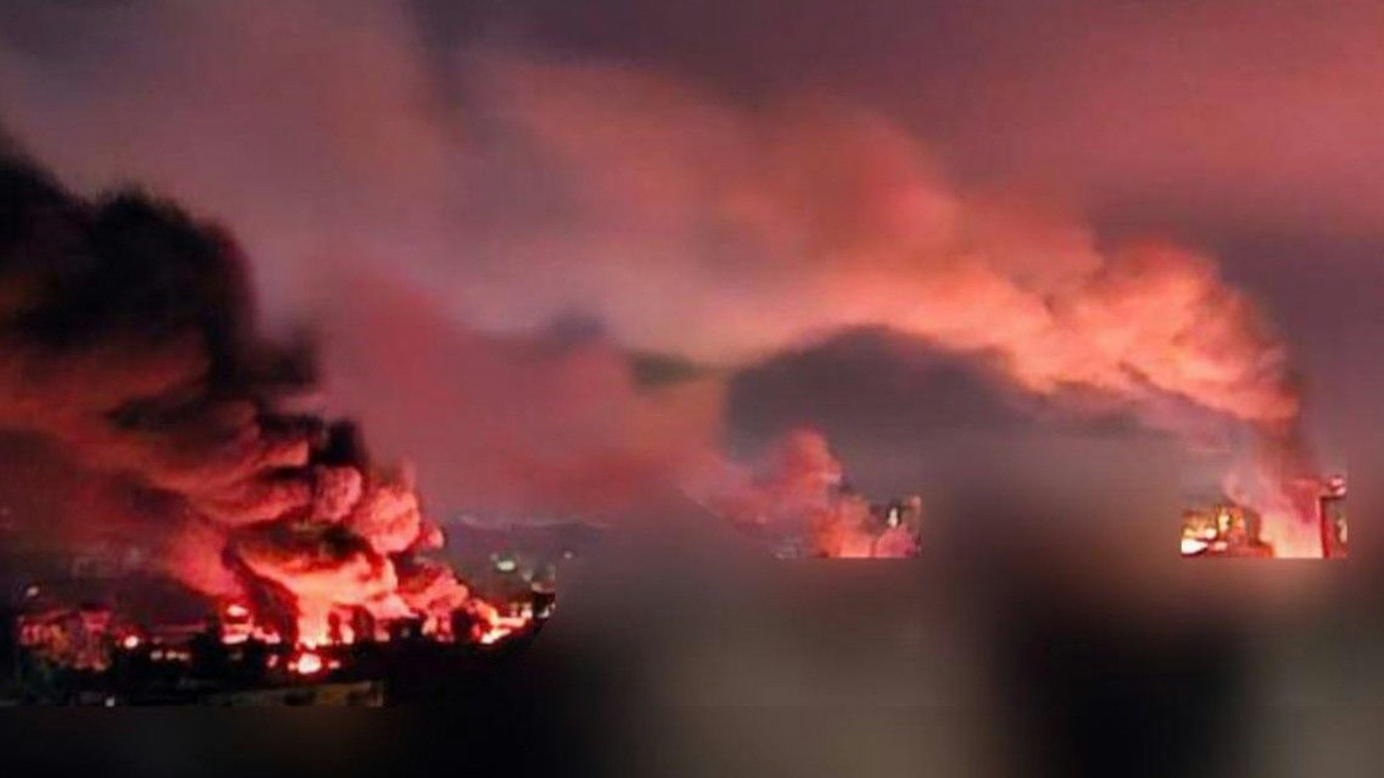 Ein vom Zentrum für strategische Kommunikation der Ukraine veröffentlichtes Foto soll die Angriffe auf Kyjiw zeigen.