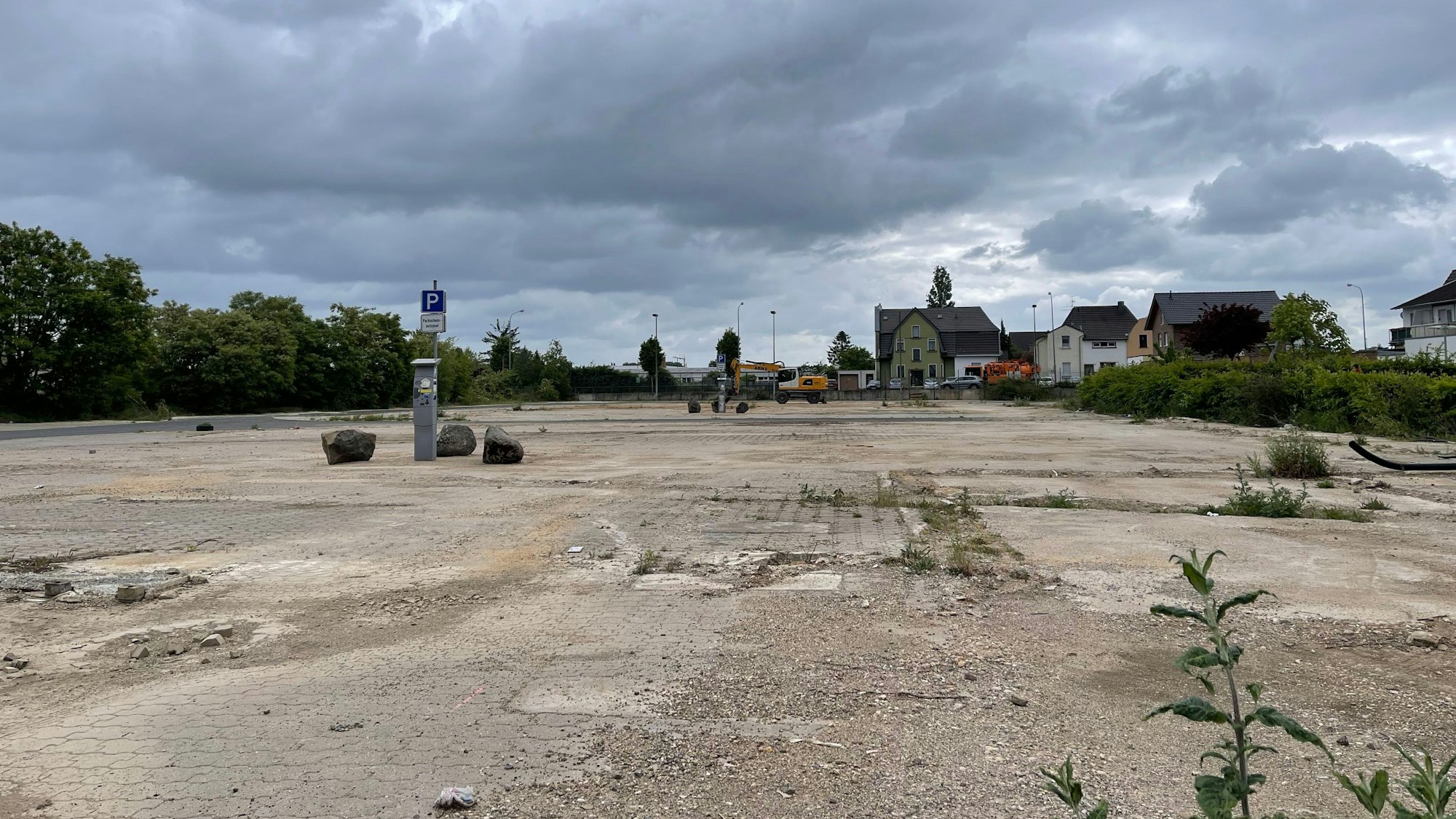 Das ehemalige Bünder-Gelände in Euskirchen ist leer und kann als Parkplatz genutzt werden.