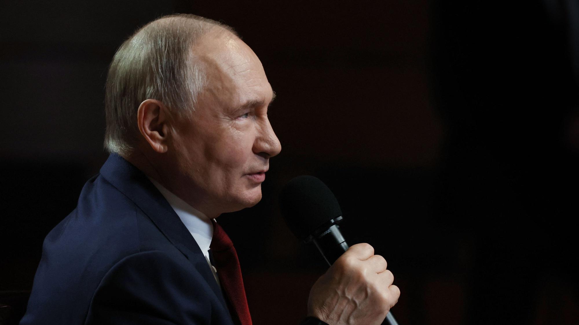 Kremlchef Wladimir Putin setzt Russlands Krieg gegen die Ukraine fort. (Archivbild)