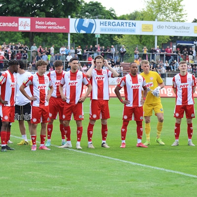 Fortuna Kölns Profis im letzten Spiel der Rückrunde gegen Schalke II